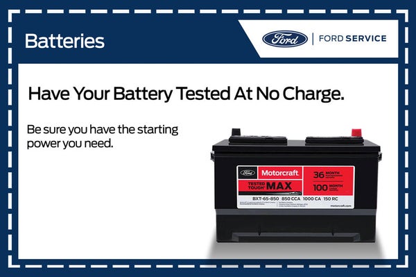 Get A Complimentary Battery Test