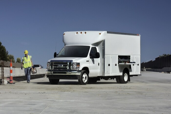 Ford E-Series Parked on site