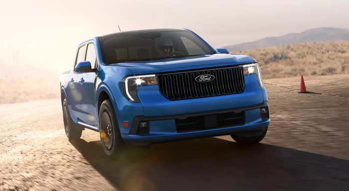 A Blue 2025 Ford Maverick® pickup truck