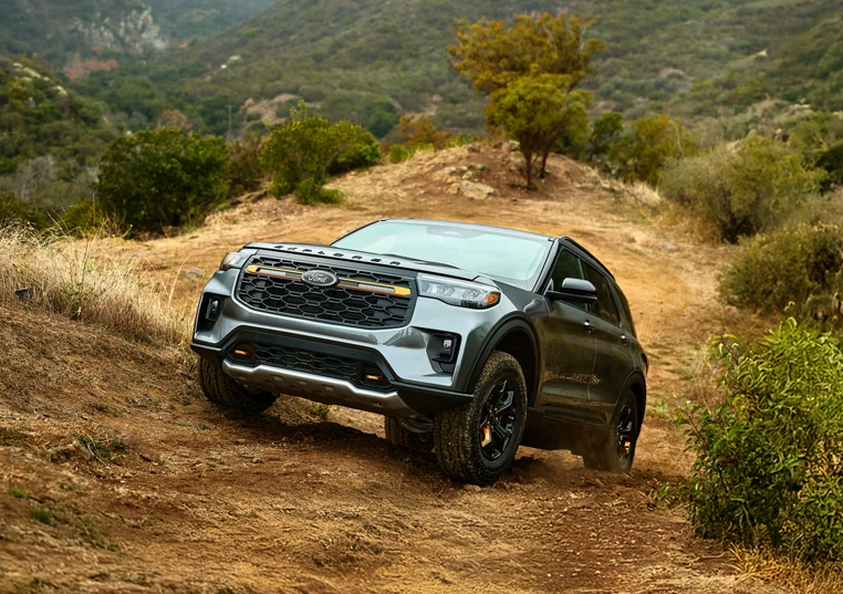 Gray 2026 Ford Explorer Tremor