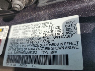 2022 Honda CR-V Hybrid EX