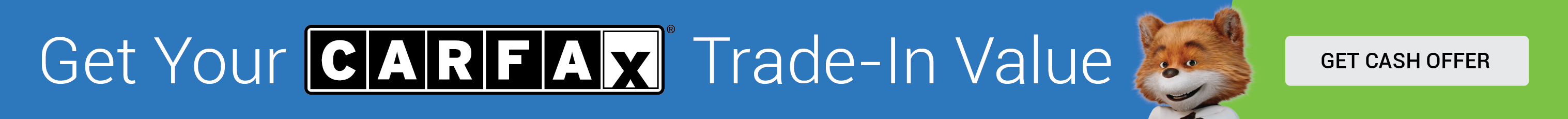 CarFax Value My Trade Banner