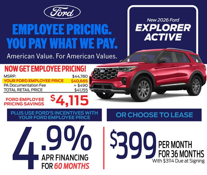 2026 Ford Explorer Active